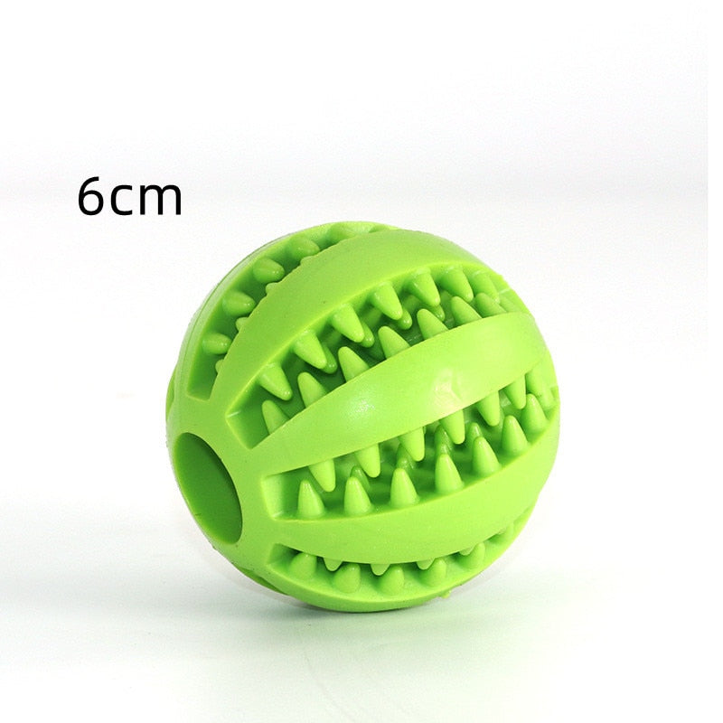 Hundtuggleksaker för tandrengöring - Extra tålig interaktiv elastisk boll för husdjur - Tillbehör för husdjur.