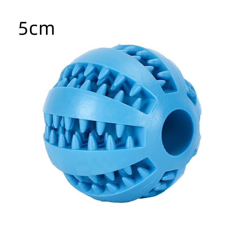 Hundtuggleksaker för tandrengöring - Extra tålig interaktiv elastisk boll för husdjur - Tillbehör för husdjur.