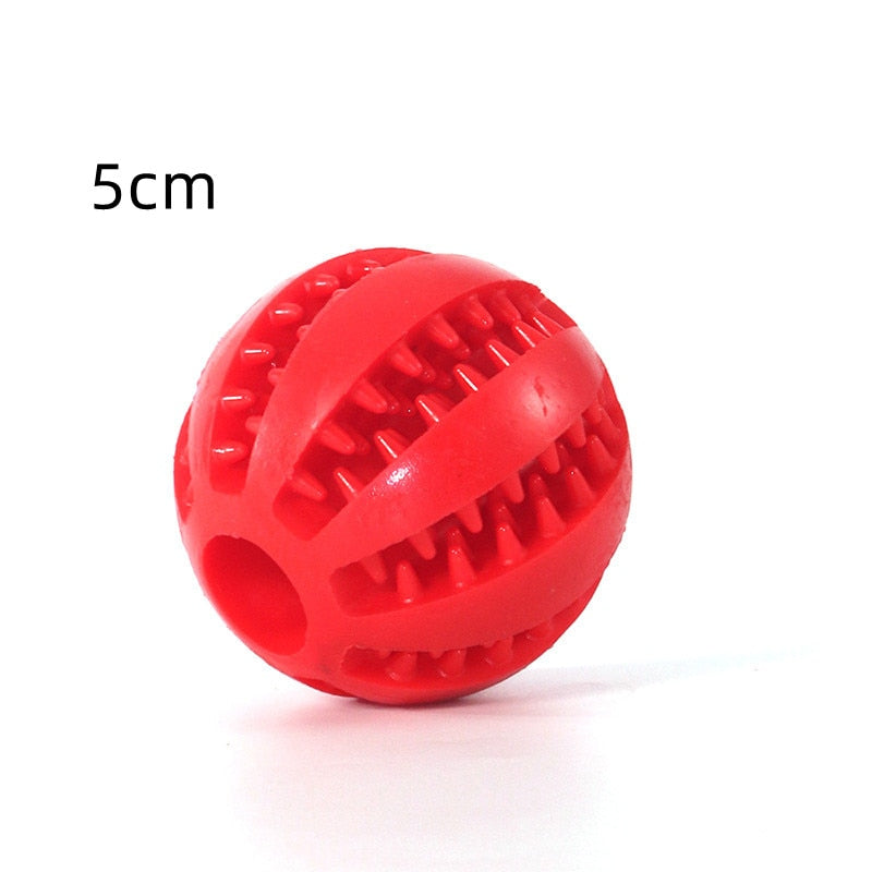 Hundtuggleksaker för tandrengöring - Extra tålig interaktiv elastisk boll för husdjur - Tillbehör för husdjur.