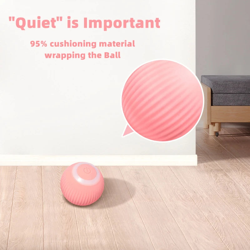 Elektrisk Kattleksak med Rullande Boll och Smart Interaktivitet