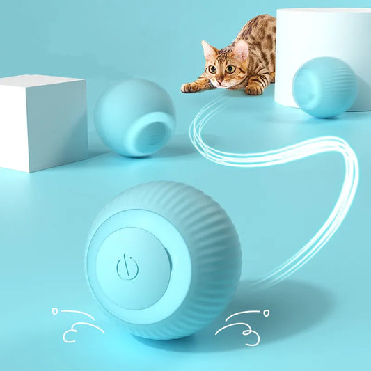 Elektrisk Kattleksak med Rullande Boll och Smart Interaktivitet