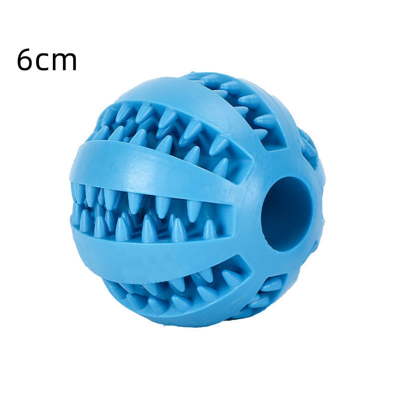 Hundtuggleksaker för tandrengöring - Extra tålig interaktiv elastisk boll för husdjur - Tillbehör för husdjur.